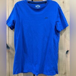 Hollister Men's Vibrant Blue Tee